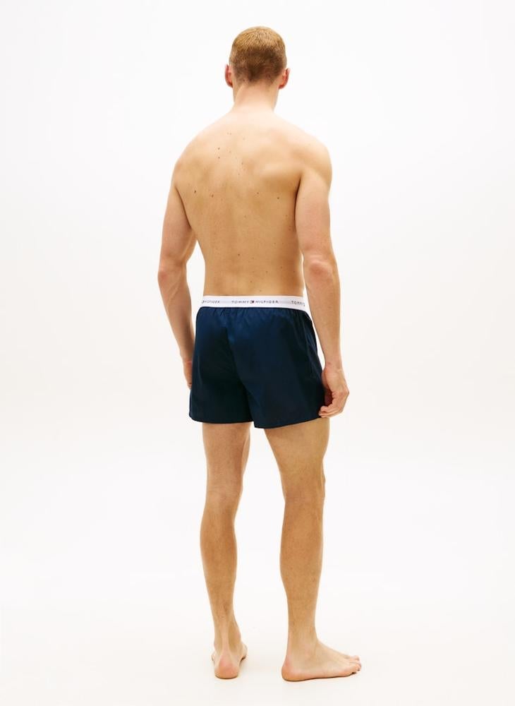 TOMMY HILFIGER 2-Pack Signature Logo Woven Boxer Shorts - Image 3